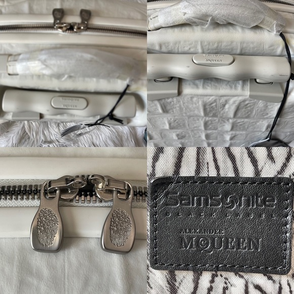 Alexander McQueen x Samsonite Black Label Carry on Luggage - Picture 15 of 16